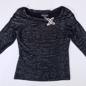 Frank Lyman 3/4-Sleeve Fancy & Cozy Shimmery Top